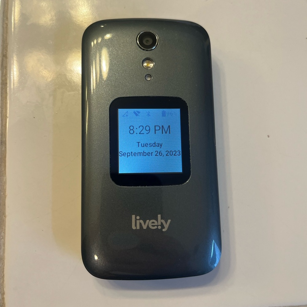 Alcatel Lively Jitterbug Flip2 II 4053S Cell Phone Gray & Black 4G Phone